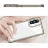 Hurtel Outer Space Case for Samsung Galaxy A56 Cover with Flexible Frame - Semi-Transparent, Black - (Outer Space Case Samsung Galaxy A56 Transparent-black)