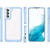 Hurtel Outer Space Case for Samsung Galaxy S23 cover with a flexible frame blue