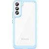 Hurtel Outer Space Case for Samsung Galaxy S23 cover with a flexible frame blue