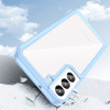 Hurtel Outer Space Case for Samsung Galaxy S23 cover with a flexible frame blue