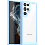 Hurtel Outer Space Case for Samsung Galaxy S23 Ultra cover with a flexible frame blue