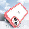 Hurtel Outer Space Case iPhone 14 hard cover with a gel frame red