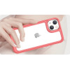 Hurtel Outer Space Case iPhone 14 Plus hard cover with a gel frame red