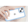 Hurtel Outer Space Case iPhone 14 Plus hard cover with gel frame blue
