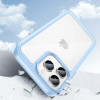 Hurtel Outer Space Case iPhone 14 Pro hard cover with a gel frame blue
