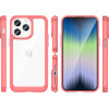 Hurtel Outer Space Case iPhone 14 Pro hard cover with a gel frame red