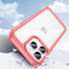 Hurtel Outer Space Case iPhone 14 Pro Max hard cover with a gel frame red
