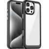 Hurtel Outer Space Case with Gel Frame for iPhone 16 Pro - Black - (Outer Space Case iPhone 16 Pro black)