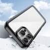 Hurtel Outer Space Case with Gel Frame for iPhone 16 Pro - Black - (Outer Space Case iPhone 16 Pro black)