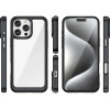 Hurtel Outer Space Case with Gel Frame for iPhone 16 Pro Max - Black - (Outer Space Case iPhone 16 Pro max black)
