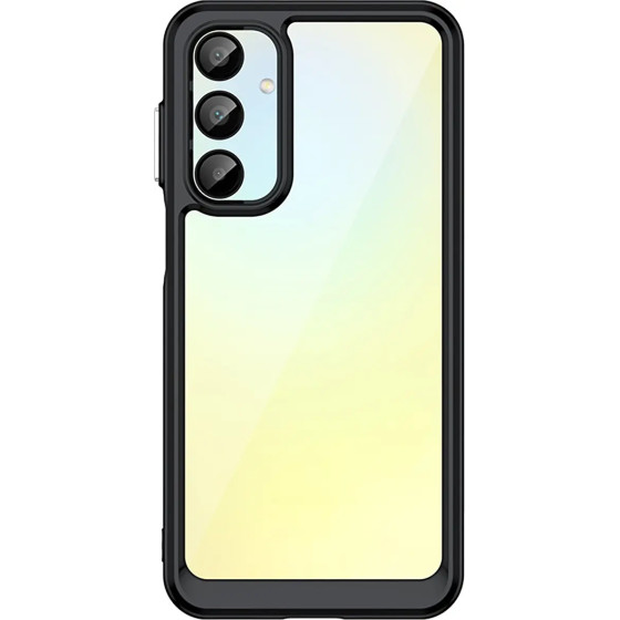 Hurtel Outer Space Case with Gel Frame for Samsung Galaxy A16 / A16 5G - Black - (Outer Space Case Samsung A16 / A16 5G Black)