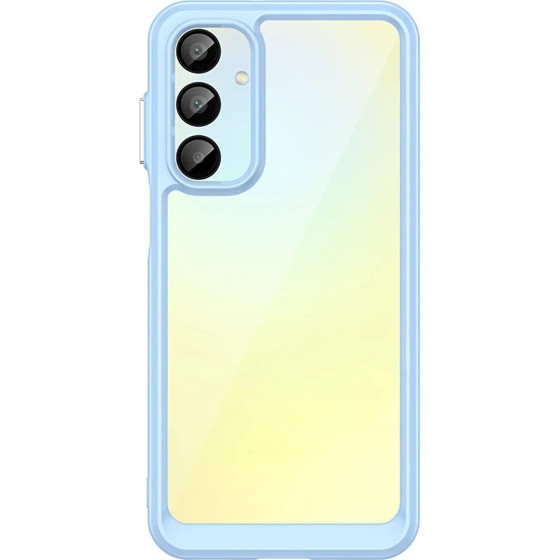 Hurtel Outer Space Case with Gel Frame for Samsung Galaxy A16 / A16 5G - Blue - (Outer Space Case Samsung A16 / A16 5G Blue)