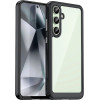 Hurtel Outer Space Case with Gel Frame for Samsung Galaxy S24 FE - Black - (Outer Space Case Samsung Galaxy S24 FE Black)