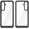 Hurtel Outer Space Case with Gel Frame for Samsung Galaxy S24 FE - Black - (Outer Space Case Samsung Galaxy S24 FE Black)
