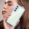 Hurtel Outer Space Case with Gel Frame for Samsung Galaxy S24 FE - Blue - (Outer Space Case Samsung Galaxy S24 FE Blue)