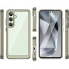 Hurtel Outer Space Case with Gel Frame for Samsung Galaxy S24 FE - Clear Black - (Outer Space Case Samsung Galaxy S24 FE Transparent-black)