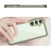 Hurtel Outer Space Case with Gel Frame for Samsung Galaxy S24 FE - Clear Black - (Outer Space Case Samsung Galaxy S24 FE Transparent-black)
