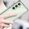 Hurtel Outer Space Case with Gel Frame for Samsung Galaxy S24 FE - Transparent - (Outer Space Case Samsung Galaxy S24 FE Transparent)