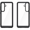 Hurtel Outer Space Case with Gel Frame for Samsung Galaxy S25 - Black - (Outer Space Case Samsung Galaxy S25 Black)