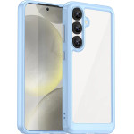 Hurtel Outer Space Case with Gel Frame for Samsung Galaxy S25 - Blue - (Outer Space Case Samsung Galaxy S25 Blue)