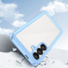 Hurtel Outer Space Case with Gel Frame for Samsung Galaxy S25 - Blue - (Outer Space Case Samsung Galaxy S25 Blue)