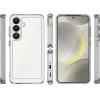 Hurtel Outer Space Case with Gel Frame for Samsung Galaxy S25 - Clear Black - (Outer Space Case Samsung Galaxy S25 Transparent)