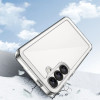 Hurtel Outer Space Case with Gel Frame for Samsung Galaxy S25 - Clear Black - (Outer Space Case Samsung Galaxy S25 Transparent)