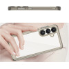 Hurtel Outer Space Case with Gel Frame for Samsung Galaxy S25 - Clear Black - (Outer Space Case Samsung Galaxy S25 Transparent-black)