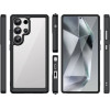 Hurtel Outer Space Case with Gel Frame for Samsung Galaxy S25 Ultra - Black - (Outer Space Case Samsung Galaxy S25 Ultra Black)