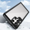 Hurtel Outer Space Case with Gel Frame for Samsung Galaxy S25 Ultra - Black - (Outer Space Case Samsung Galaxy S25 Ultra Black)