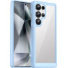 Hurtel Outer Space Case with Gel Frame for Samsung Galaxy S25 Ultra - Blue - (Outer Space Case Samsung Galaxy S25 Ultra Blue)