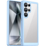 Hurtel Outer Space Case with Gel Frame for Samsung Galaxy S25 Ultra - Blue - (Outer Space Case Samsung Galaxy S25 Ultra Blue)