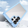 Hurtel Outer Space Case with Gel Frame for Samsung Galaxy S25 Ultra - Blue - (Outer Space Case Samsung Galaxy S25 Ultra Blue)