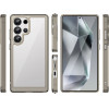 Hurtel Outer Space Case with Gel Frame for Samsung Galaxy S25 Ultra - Clear Black - (Outer Space Case Samsung Galaxy S25 Ultra Transparent-black)
