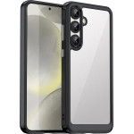 Hurtel Outer Space Case with Gel Frame for Samsung Galaxy S25+ - Black - (Outer Space Case Samsung Galaxy S25+ Black)