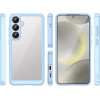 Hurtel Outer Space Case with Gel Frame for Samsung Galaxy S25+ - Blue - (Outer Space Case Samsung Galaxy S25+ Blue)
