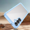 Hurtel Outer Space Case with Gel Frame for Samsung Galaxy S25+ - Blue - (Outer Space Case Samsung Galaxy S25+ Blue)