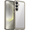 Hurtel Outer Space Case with Gel Frame for Samsung Galaxy S25+ - Clear Black - (Outer Space Case Samsung Galaxy S25+ Transparent-black)