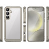 Hurtel Outer Space Case with Gel Frame for Samsung Galaxy S25+ - Clear Black - (Outer Space Case Samsung Galaxy S25+ Transparent-black)
