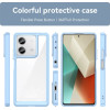 Hurtel Outer Space Case with gel frame for Xiaomi Redmi Note 13 5G - blue - (Redmi Note 13 5G blue Outer Space Case)