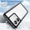 Hurtel Outer Space Case with gel frame for Xiaomi Redmi Note 13 Pro+ - black - (Outer Space Redmi Note 13 Pro+ - Black)