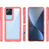 Hurtel Outer Space Case Xiaomi Poco F4 5G cover with a flexible frame red