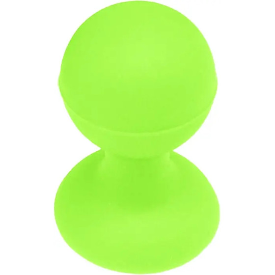 Hurtel Phone holder with a round head - green - (Silicone round head holder for mobile green)