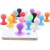 Hurtel Phone holder with a round head - purple - (Silicone round head holder for mobile purple)