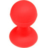 Hurtel Phone holder with a round head - red - (Silicone round head holder for mobile red)