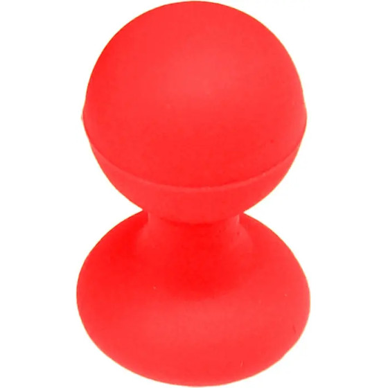 Hurtel Phone holder with a round head - red - (Silicone round head holder for mobile red)