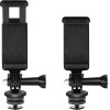 Hurtel Phone/Sports Camera Holder with Adapter - Black - (Cold shoe camera mount)