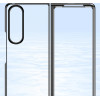 Hurtel Plating Case case for Samsung Galaxy Z Fold 4 cover with a metallic frame blue - (Plating Samsung Galaxy Fold 4 Blue)
