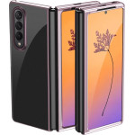 Hurtel Plating Case for Samsung Galaxy Z Fold 4 cover with a metallic frame pink - (Plating Samsung Galaxy Fold 4 Rose Gold)