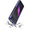 Hurtel Plating Case hard case Electroplating frame Cover for Samsung Galaxy Fold blue - (Plating Samsung Galaxy Fold Blue)